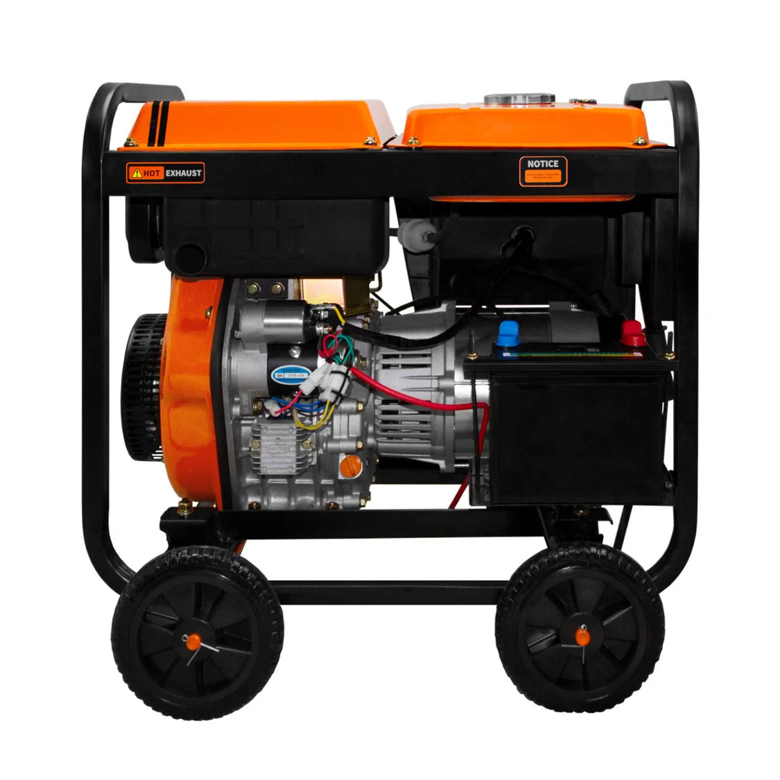 T-Mech 5kVA Portable Diesel Generator Open Frame