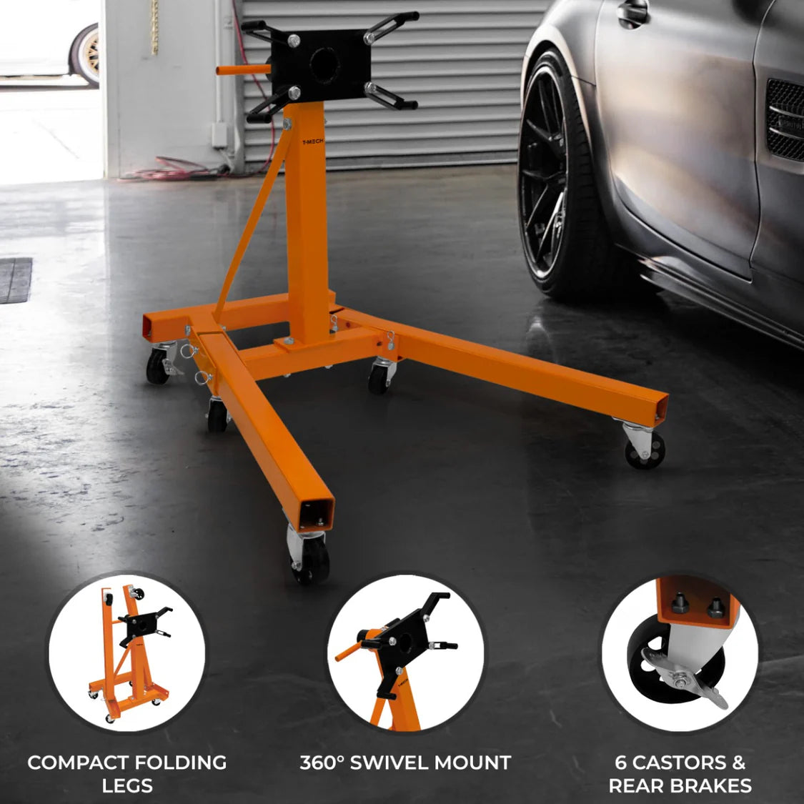 T-Mech Folding Engine Stand 900kg