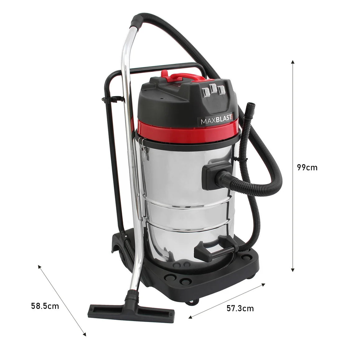 80L Wet & Dry Vacuum With 5m Hose