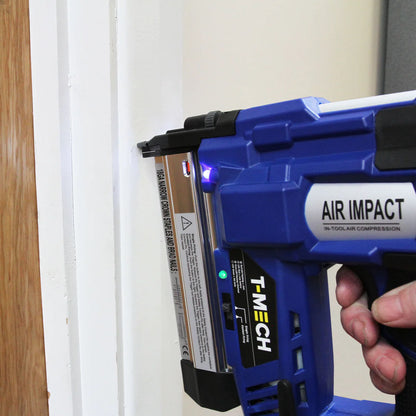 T-Mech Nail & Staple Gun with Additional Battery