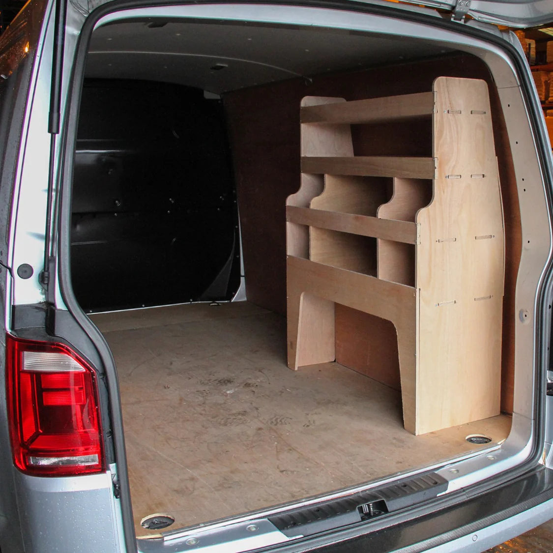 11sqm Black Van Lining & VW Transporter Racking Unit