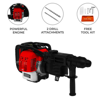 T-Mech 2-Stroke Petrol Hammer Drill