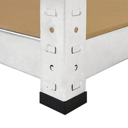 2 x 90cm Galwix & Galwix Workbench Shelving Unit & Mallet