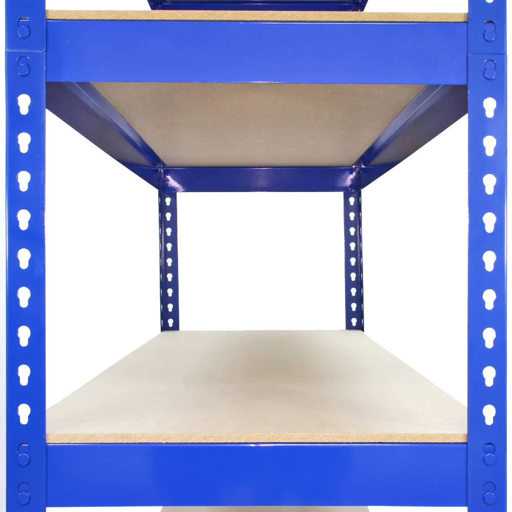 3 x Q-Rax Blue Metal Racking Units 90 x 50 x 180cm