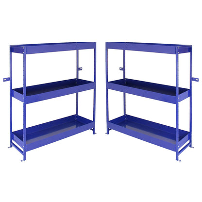 van  metal storage racking shelves